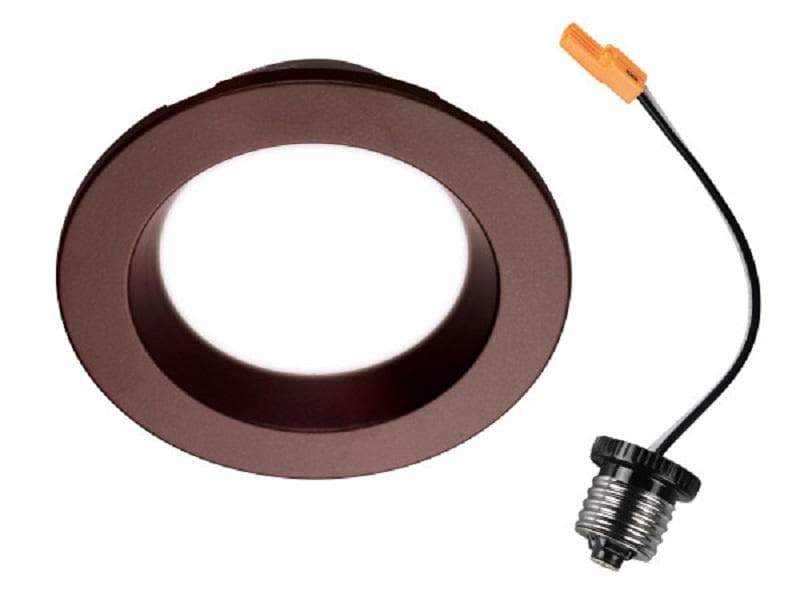 Picture of Nicor Lighting DLR45061204KOB 4 in. DLR4 V5 Oil-Rubbed Bronze Recessed LED Downlight - 4000K