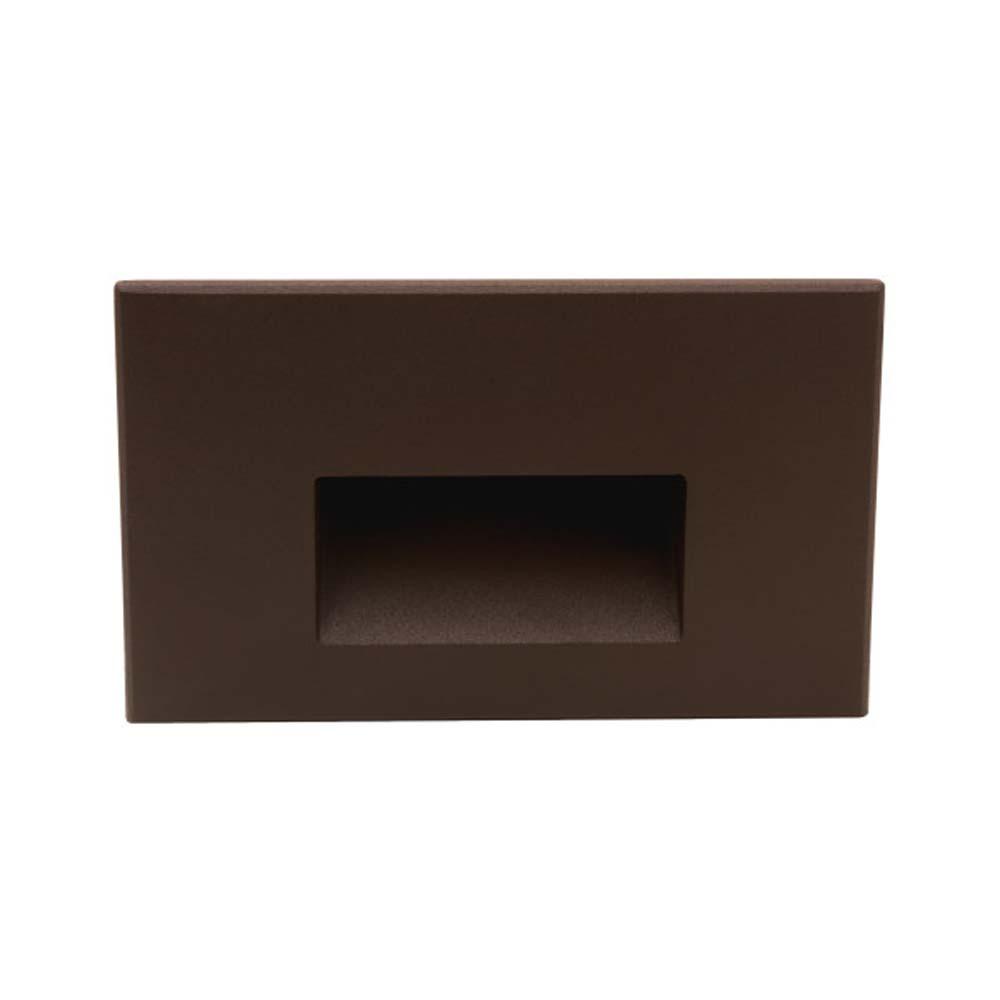 LED Step Light - Bronze - 5 x 3 in. - Wet Location Rated - 3000K