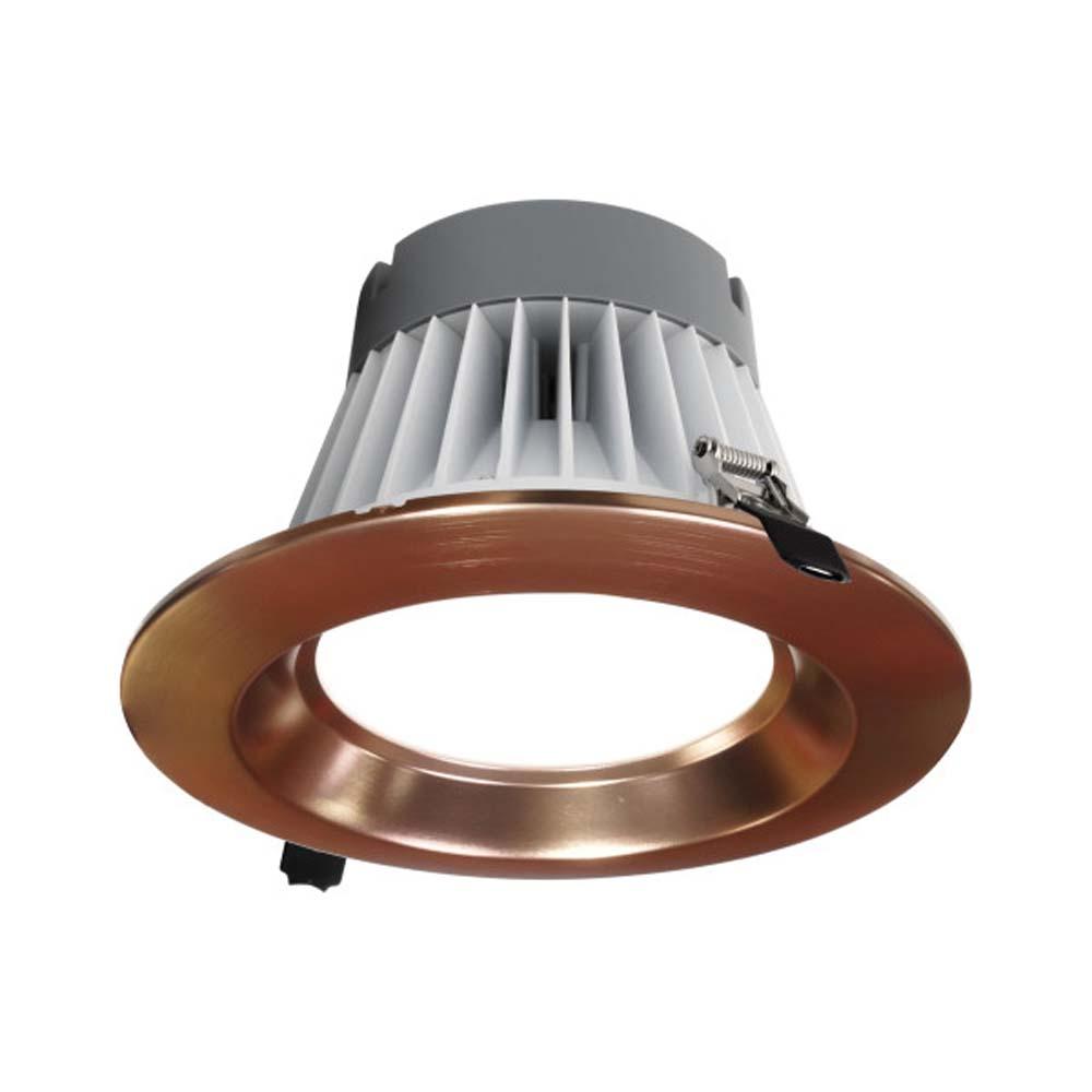 Picture of Nicor Lighting CLR82HWRVS9AC 8 in. CLR-Select Aged Copper High Output Commercial Canless LED Downlight Kit