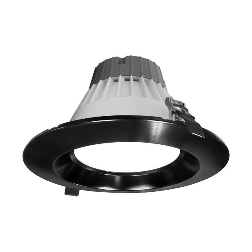 Picture of Nicor Lighting CLR82SWRVS9BK 8 in. CLR-Select Black Commercial Canless LED Downlight Kit