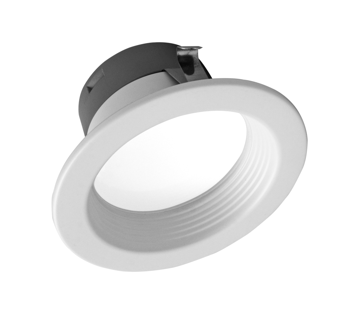 Picture of NICOR Lighting DLR4607120SWHBF DLR4(v6) 4-inch White Selectable Recessed LED Downlight with Baffle
