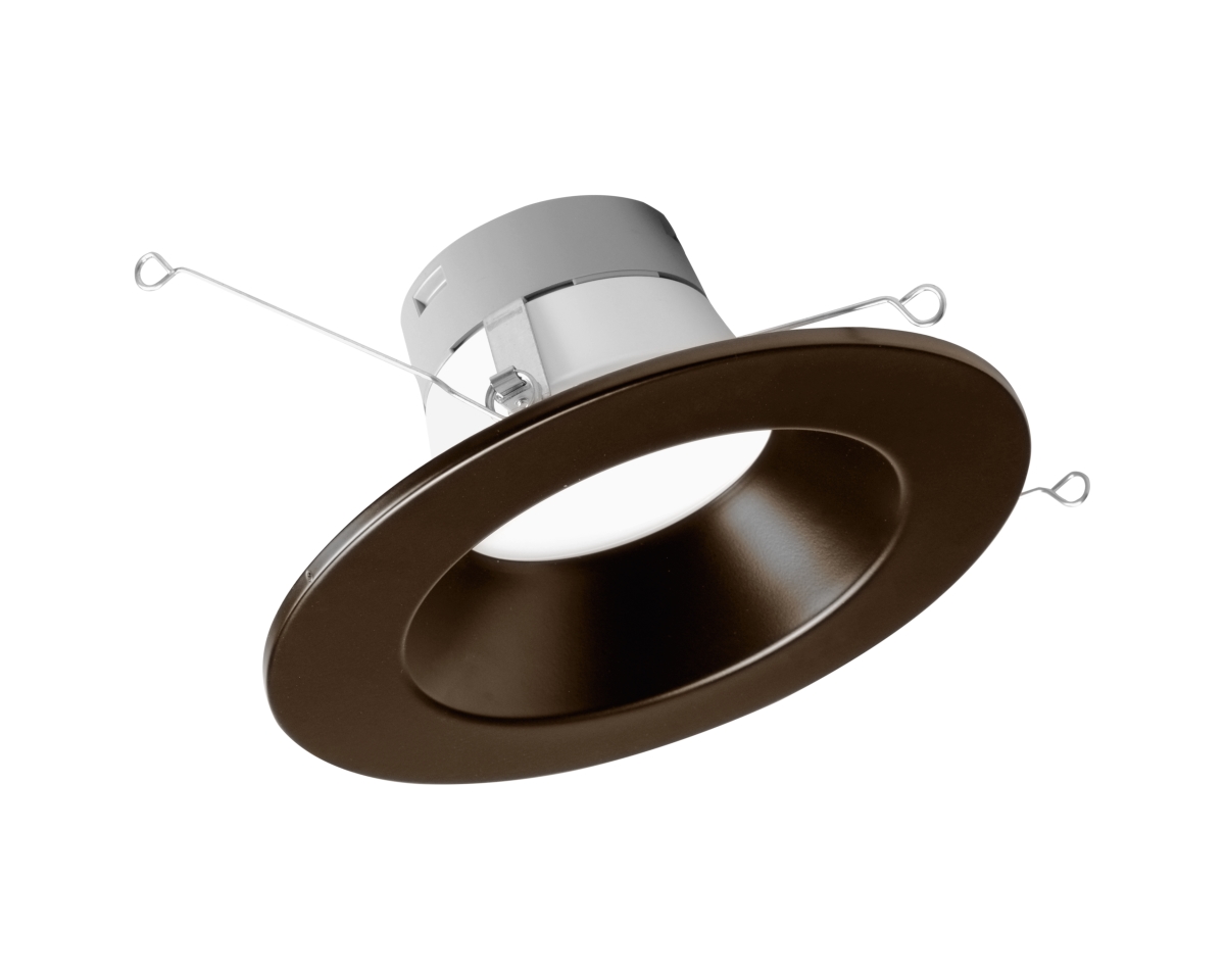 Picture of NICOR Lighting DLR56609120SOB DLR56(v6) 5/6-inch Oil-Rubbed Bronze 900 Lumen Selectable Recessed LED Downlight