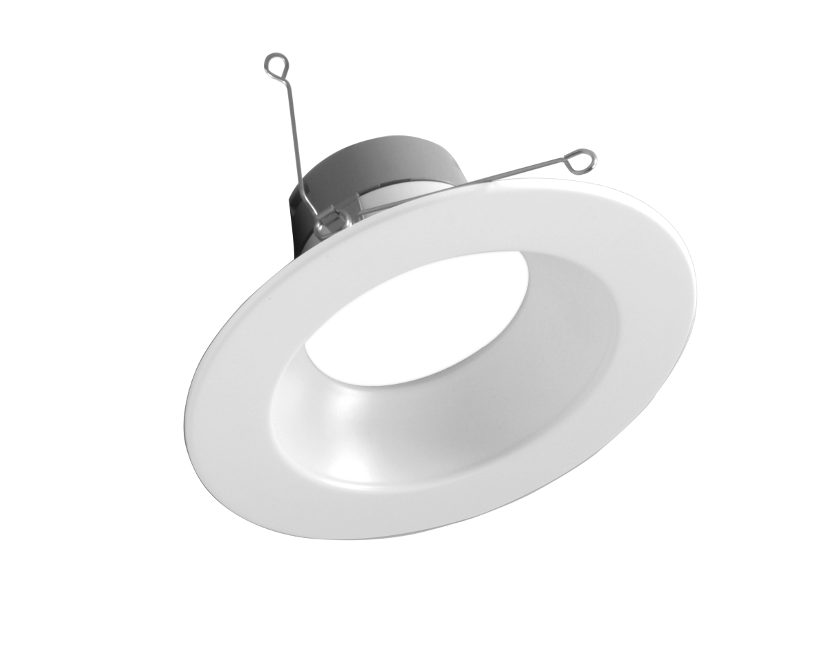 Picture of NICOR Lighting DLR56609120SWH DLR56(v6) 5/6-inch White 900 Lumen Selectable Recessed LED Downlight
