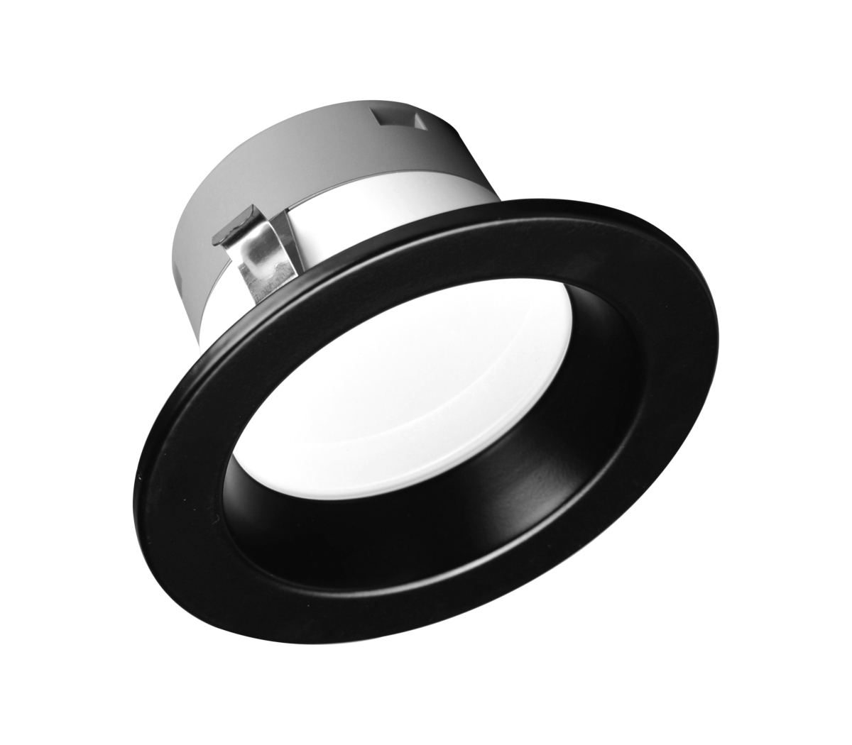 Picture of NICOR Lighting DLR4607120SBK DLR4(v6) 4-inch Black Selectable Recessed LED Downlight