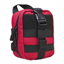 Picture of Ncstar CVSEMT2988R Small Molle Emt Pouch&#44; Red With Black Trim