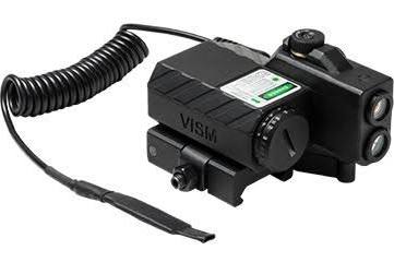VLGSNVQRB Quick Release Laser Designator Box with Green Laser & 2 Navigation Lights - Black