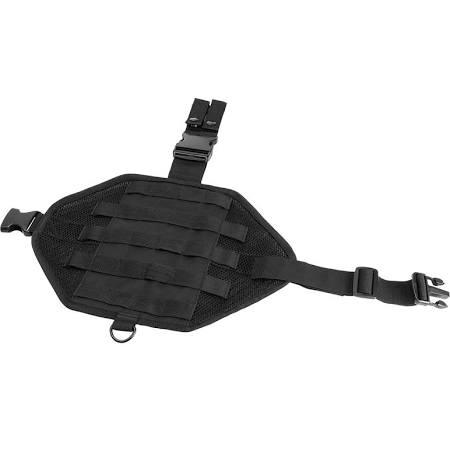 Molle Drop Leg Holster - Black - Adjustable Height - Durable Mesh