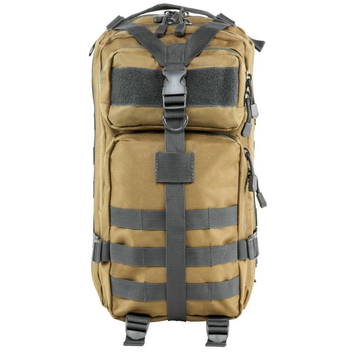 Picture of Ncstar CBSTU2949 Small Backpack&#44; Tan with Urban Gray Trim