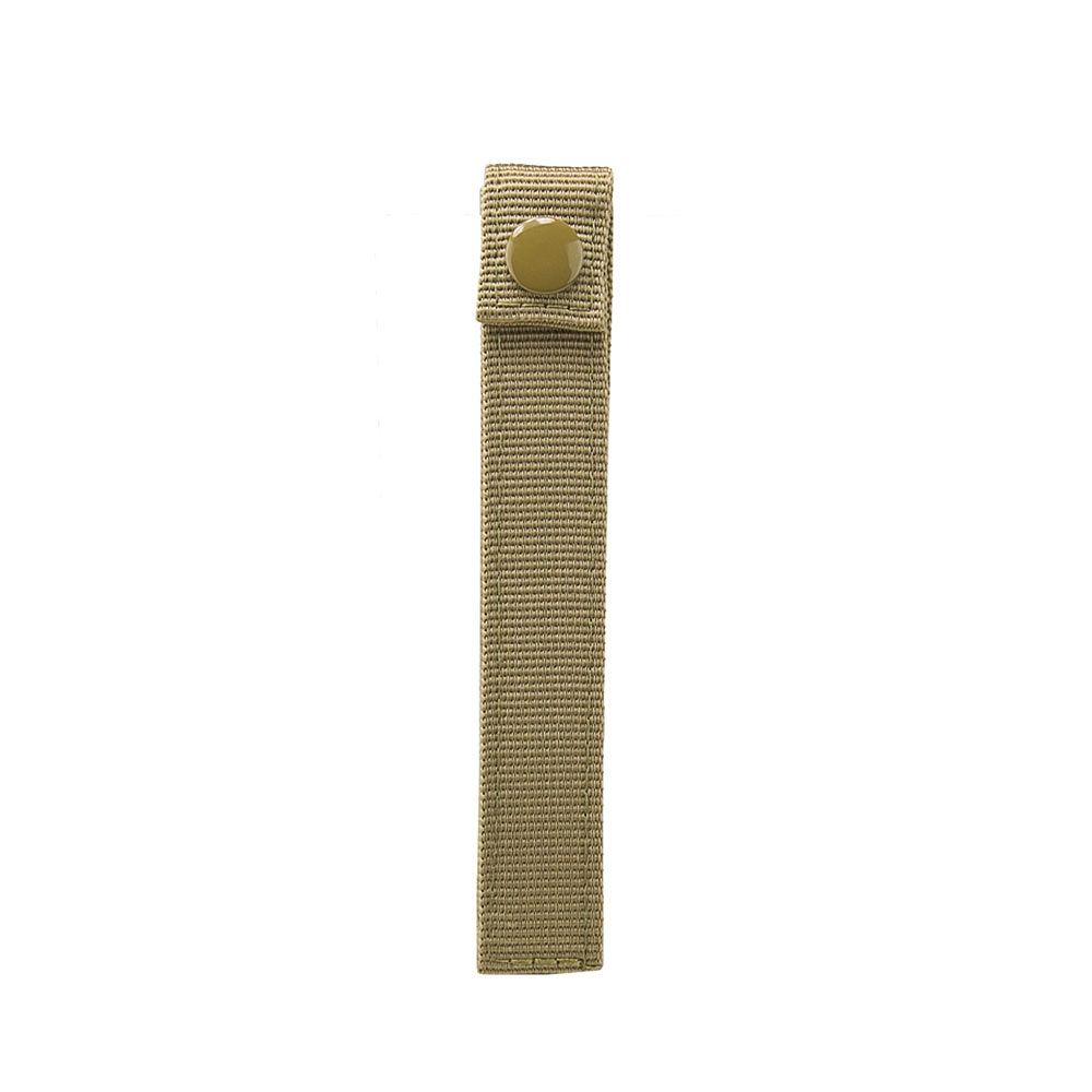 CVMSL3011T 6 in. Vism Molle Thumb Snap Straps, Tan - Large - Pack of 4