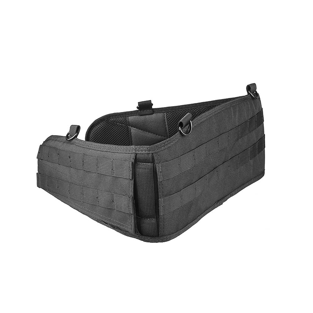 CVBBLG3021B 38 in. Vism Molle Battle Belt, Black - Large