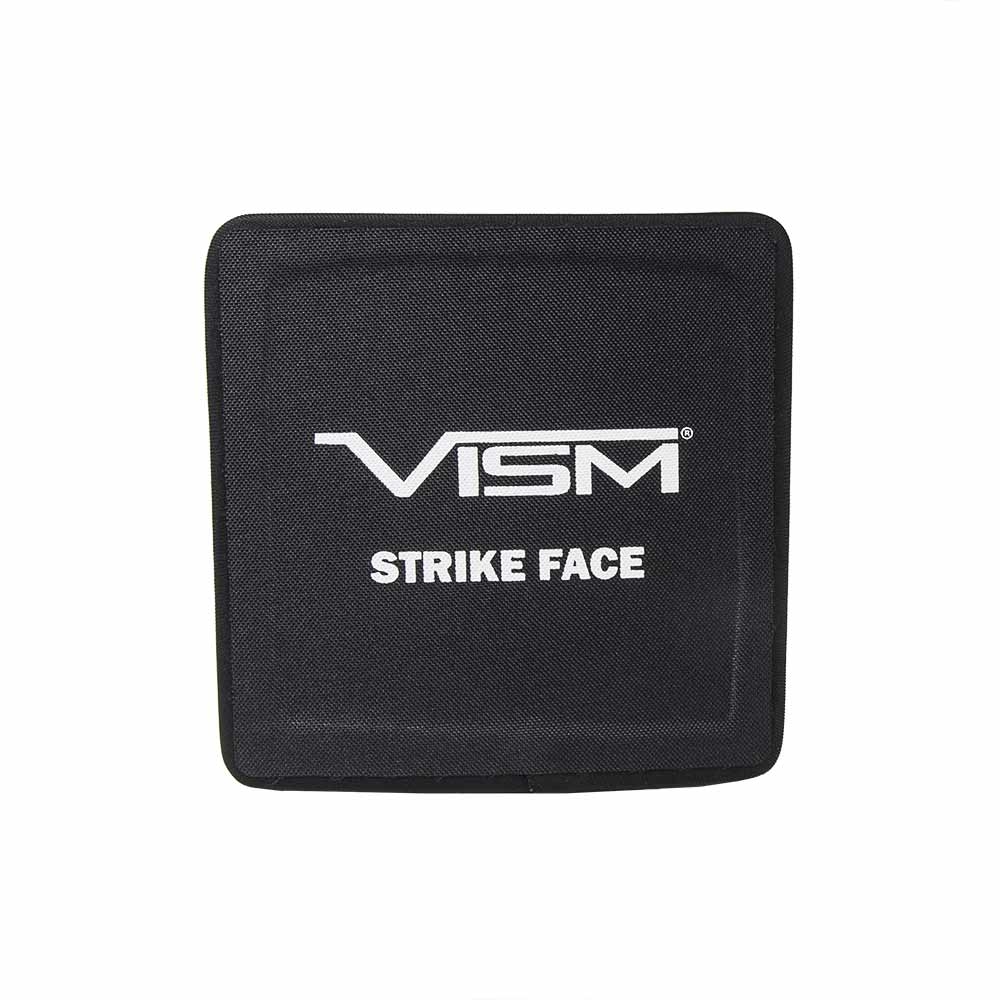 BPSD66C 6 x 6 in. Vism Armor Plates Pe Ballistic Plate - Square Cut & Curved, Black