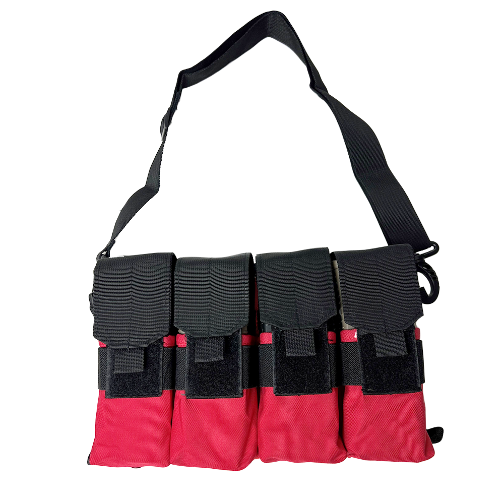 Picture of NcSTAR CVMARC3044R 8 in. AR15 Mag Carrier & Pouch - Red