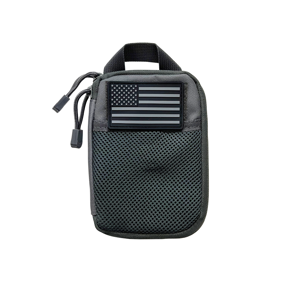 CVAP3006U Vism Dump Pouches Molle Utility Pouch with US Pouch, Urban Gray