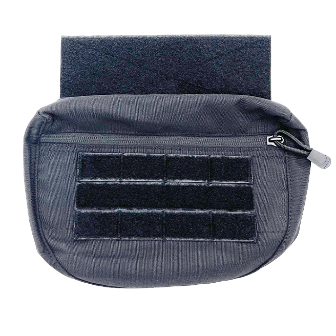 CVUPV3047B Tactical Hook & Loop Universal Vest Utility Multi Purpose Pouch, Black