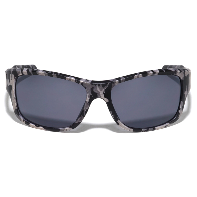 60 mm Camouflage Rectangle Sport Sunglasses, Camo