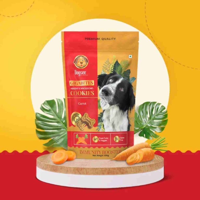 Picture of Dogsee DG-CC-300-FBA Dogsee Gigabites - Carrot Cookies for Dogs & Puppies - 0.66 lbs