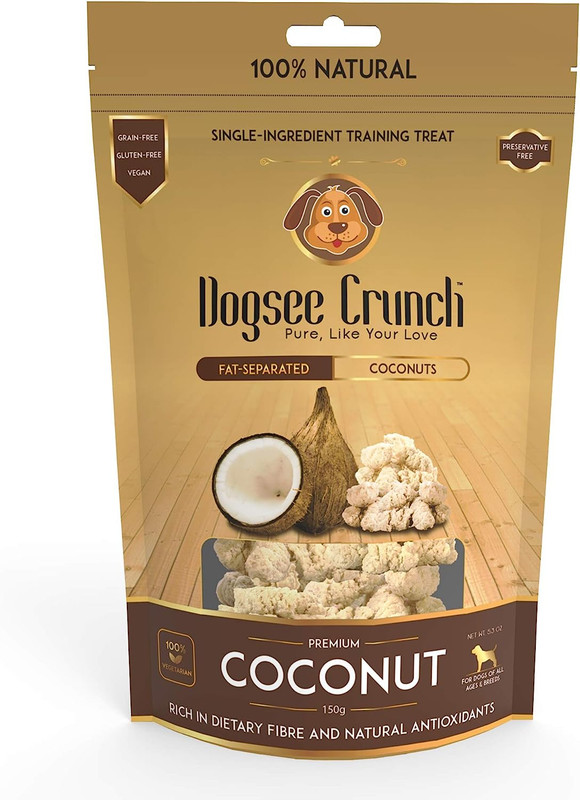 Picture of Dogsee CS-YI3I-657G-FBA 50 g Crunch Natural Coconut Grain-Free Dog Treats