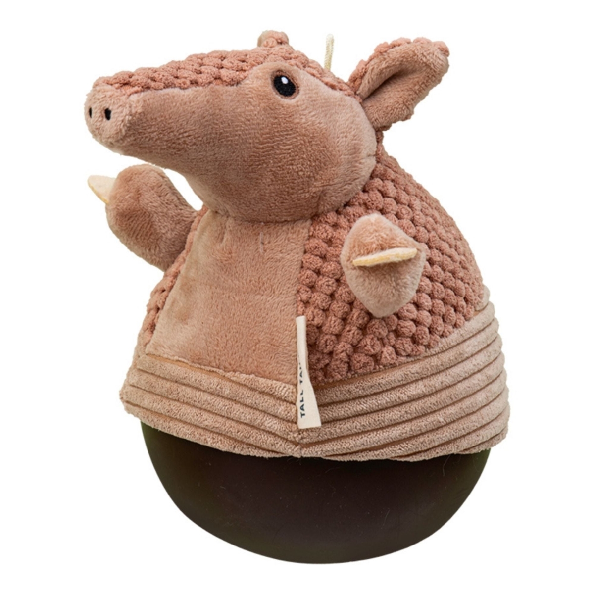 22266181804 9 in. Roly Poly Armadillo Plush Dog Toy