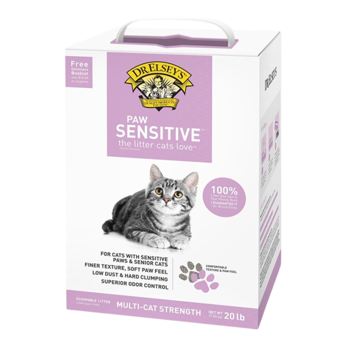 338003209 20 lbs Paw Sensitive Clumping Cat Litter