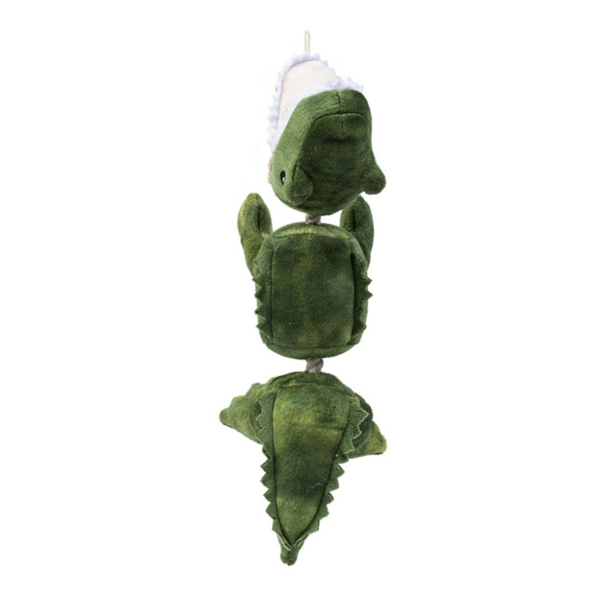 22266181842 14 in. Jointed Alligator Plush Dog Toy