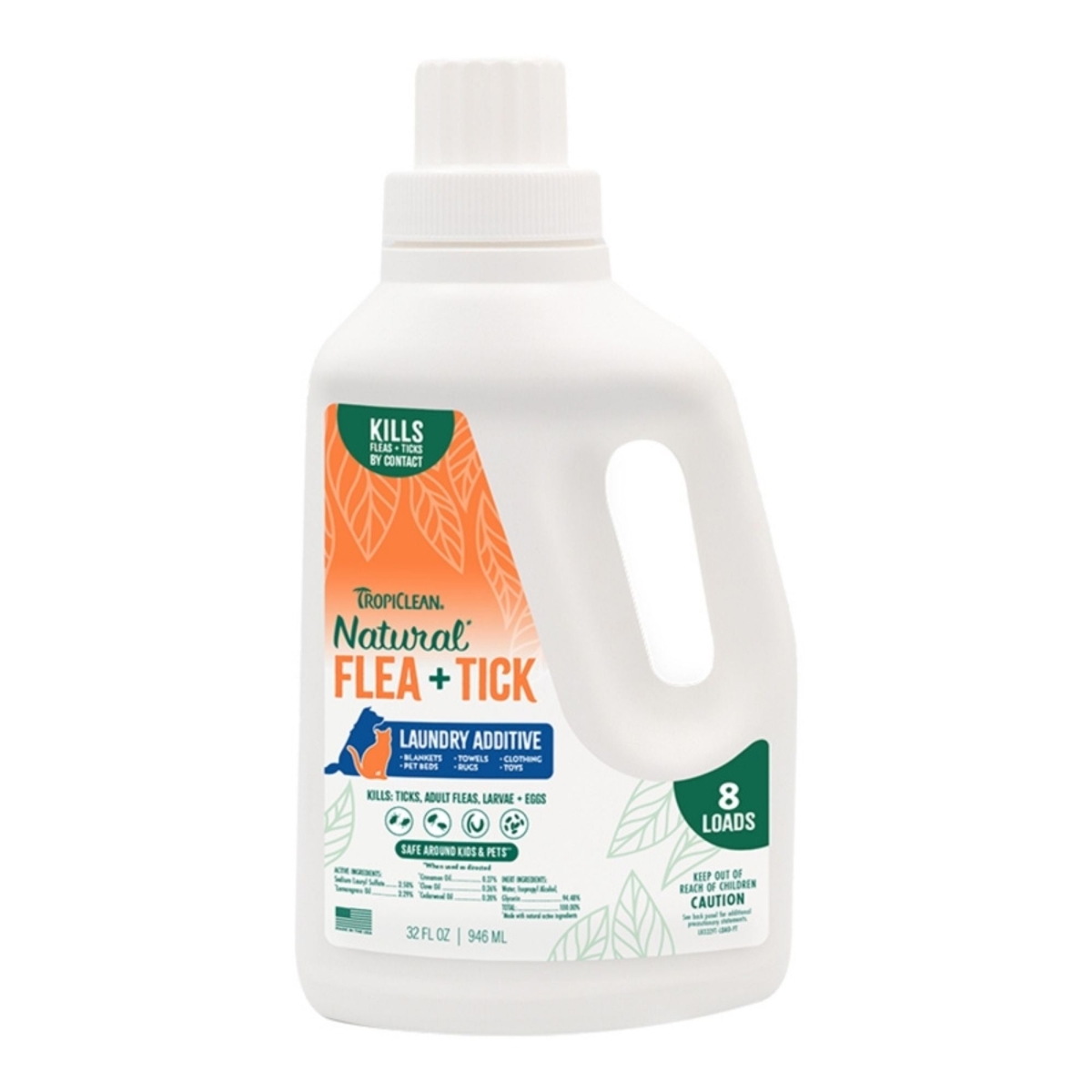 645095007444 32 oz Dog  Cat Natural Flea  Tick Laundry Additive