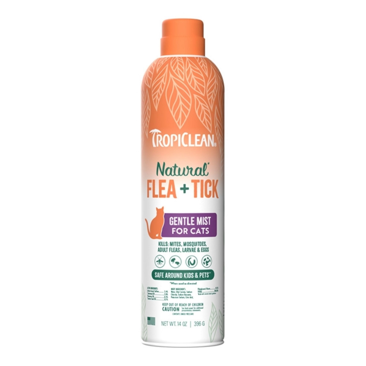 645095007420 14 oz Cat Natural Flea & Tick Home Mist Spray