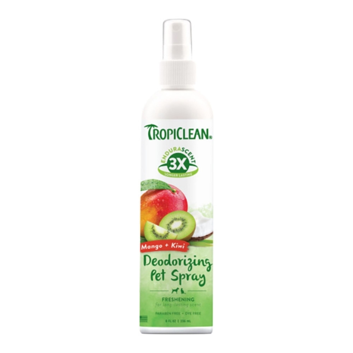 645095006881 8 oz Dog Endurascent Deodorizing Spray, Mango Kiwi