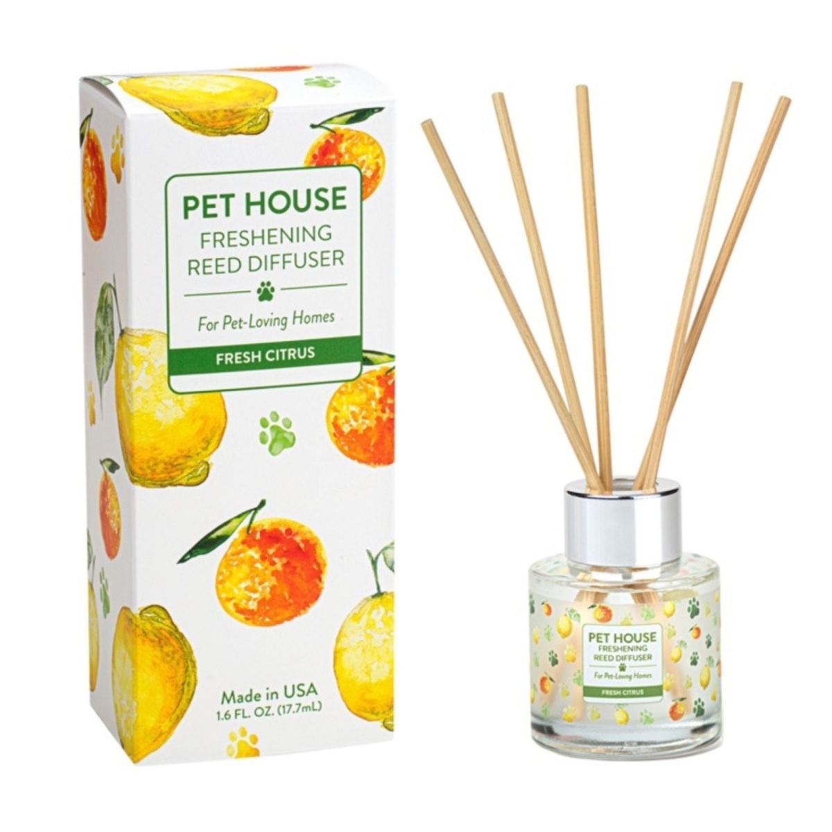 745860397135 Fresh Citrus Reed Diffuser - 4 Count