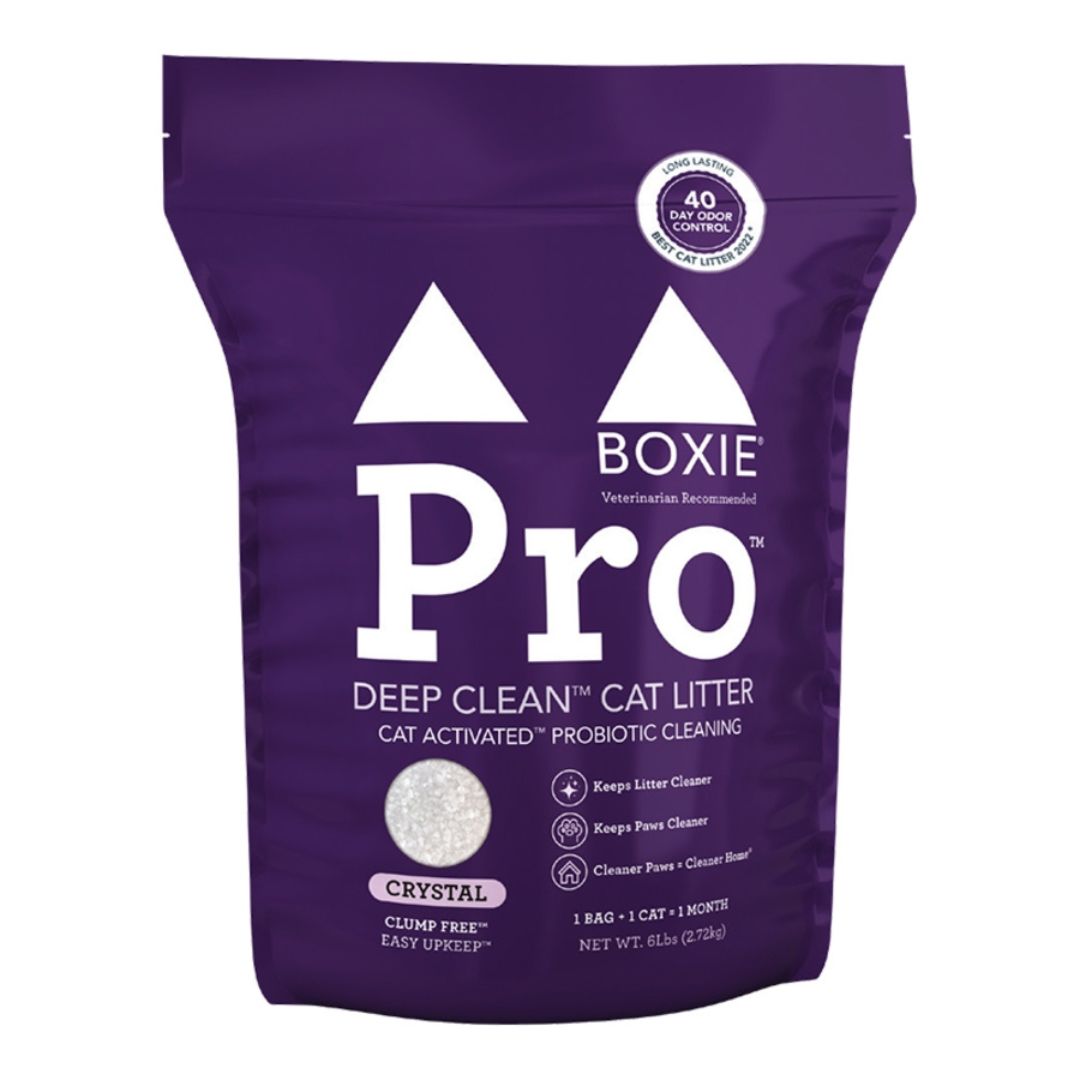 855978006765 6 lbs Pro Crystal Probiotic Cat Litter