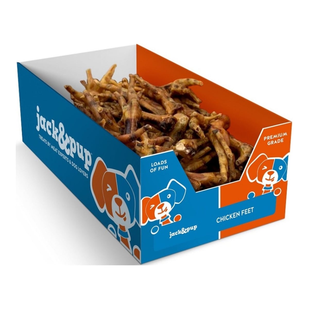 850004349366 Chicken Feet Dog Treat Display Box - 75 Count