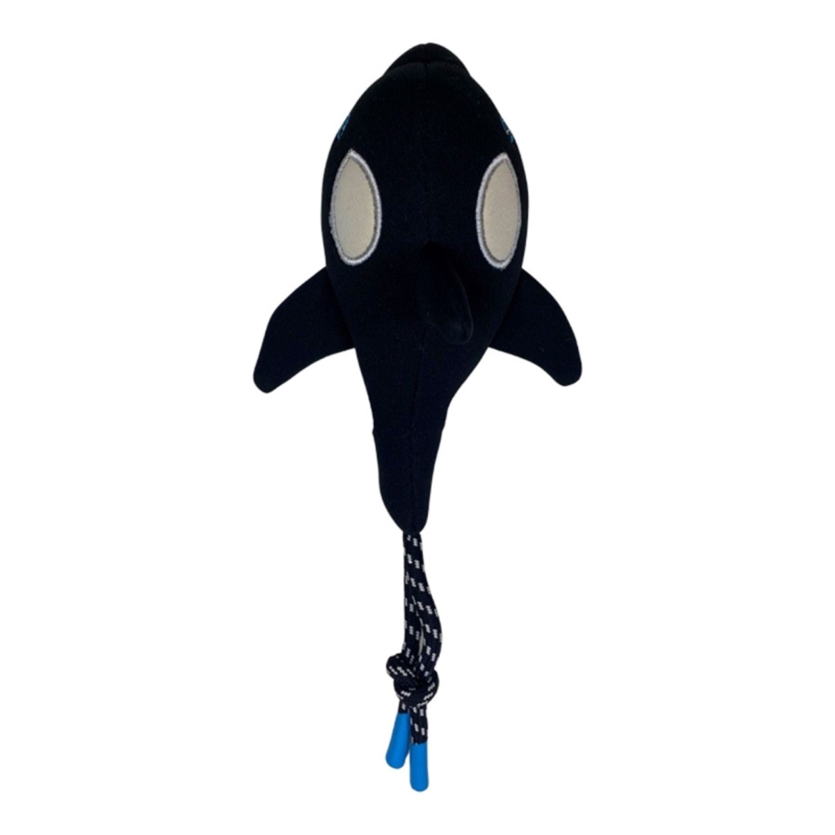 849088071027 9 in. Floatie Whale Plush Dog Toy