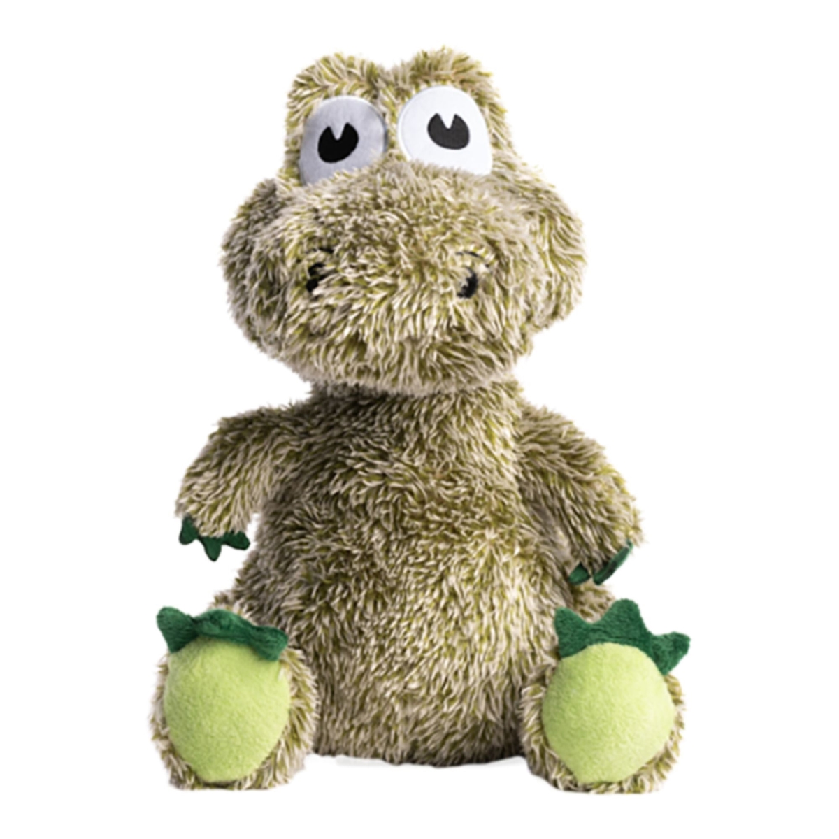 849088085925 Fluffy Alligator Plush Dog Toy - One Size