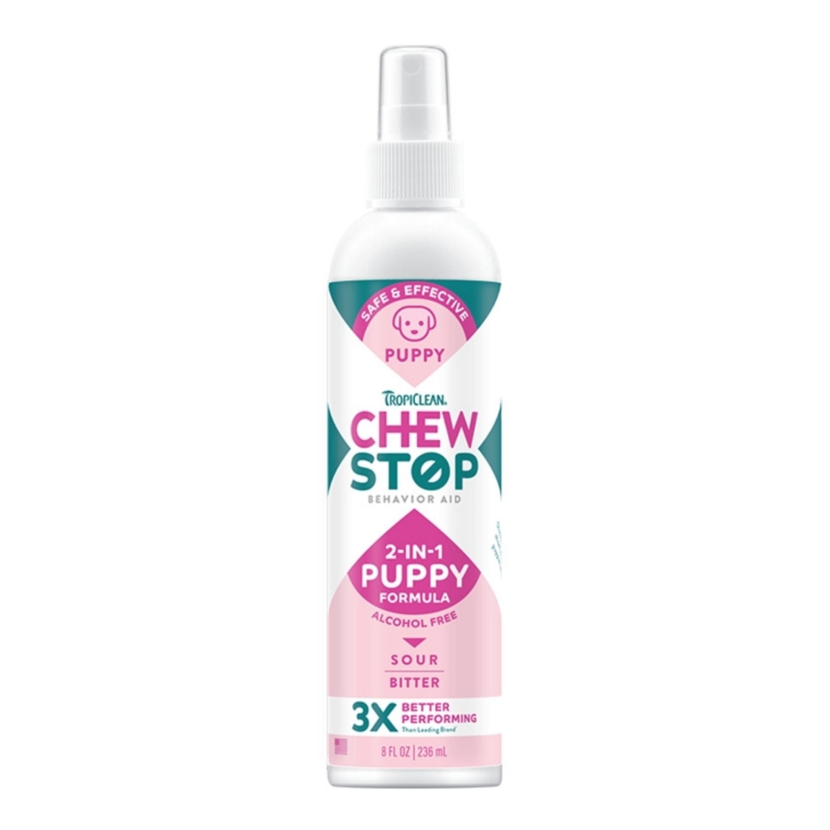 645095007727 8 oz Dog Chew Stop Behavior Aid Puppy Spray Training Repellent