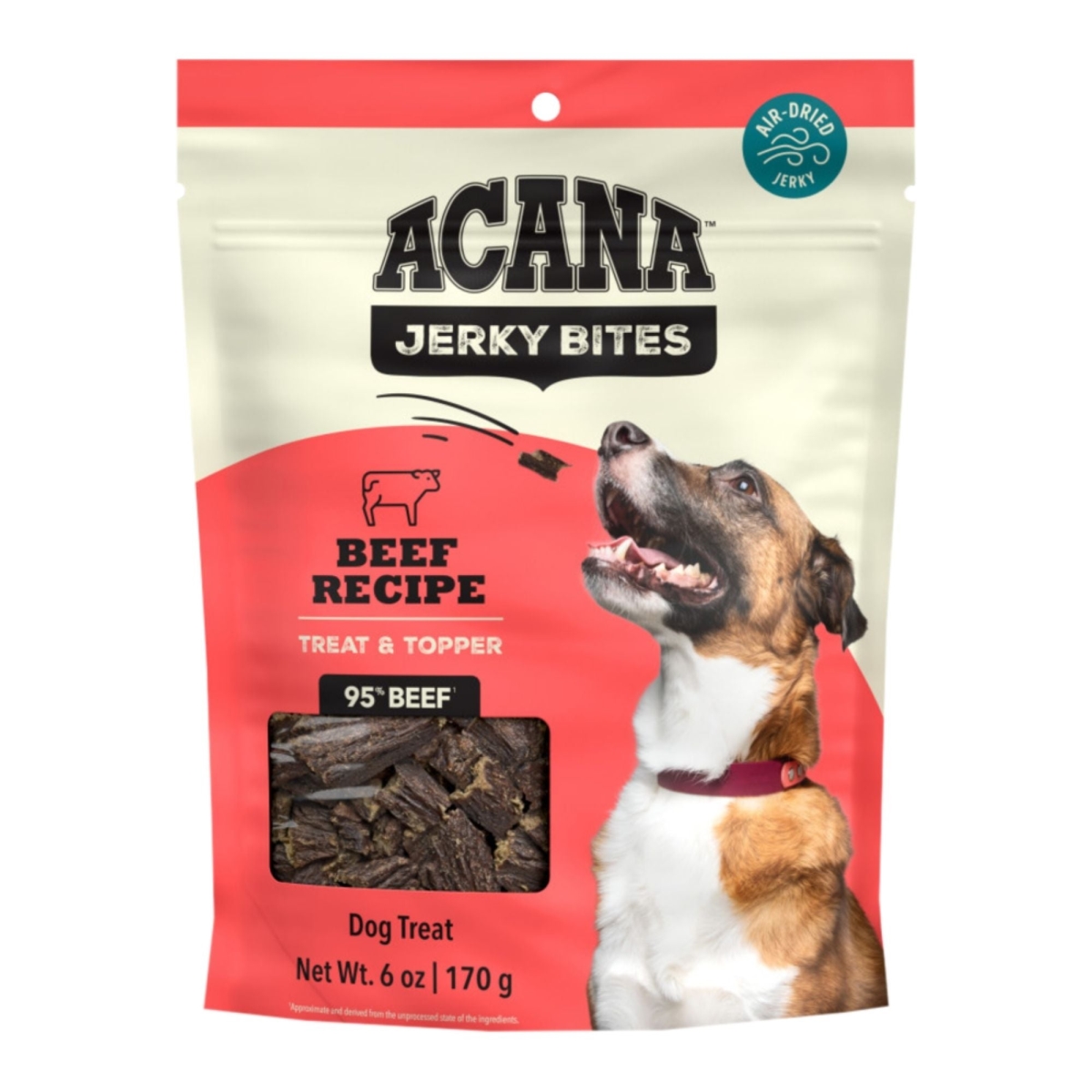 64992727567 Dog Grain Free Jerky Bites Beef Recipe, 6 oz
