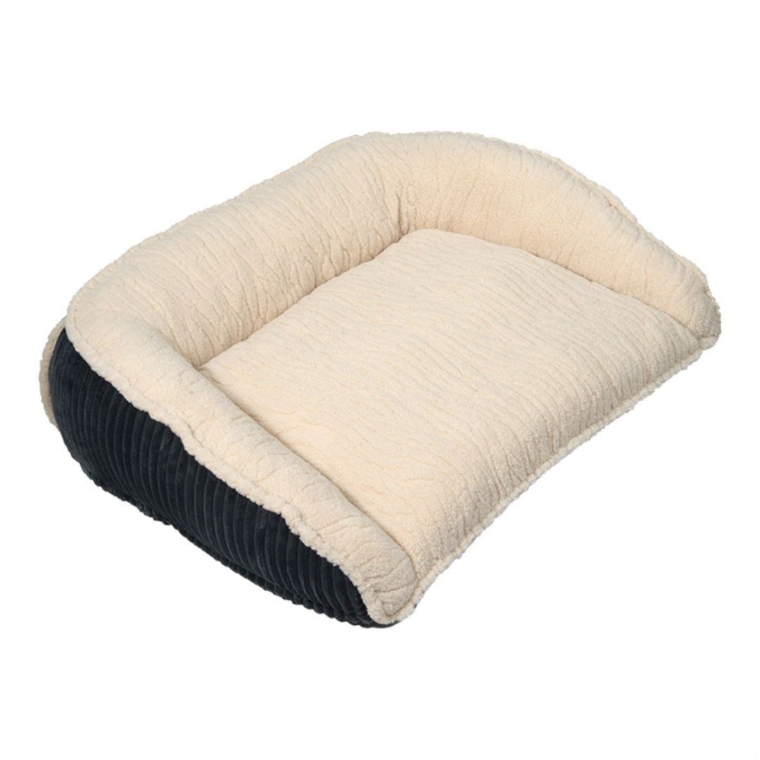 813168068580 Dog Scout Perfect Bolster Bed, Stainless Steel, Small - 30 x 7 x 24 in.
