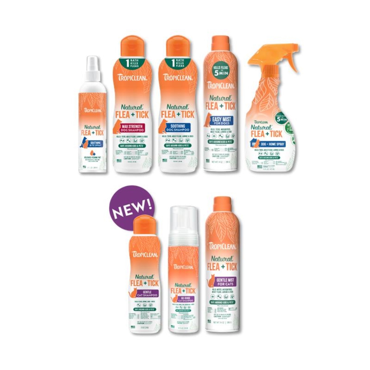 645095009622 Dog & Cat Natural Bundle Flea & Tick, Pack of 19