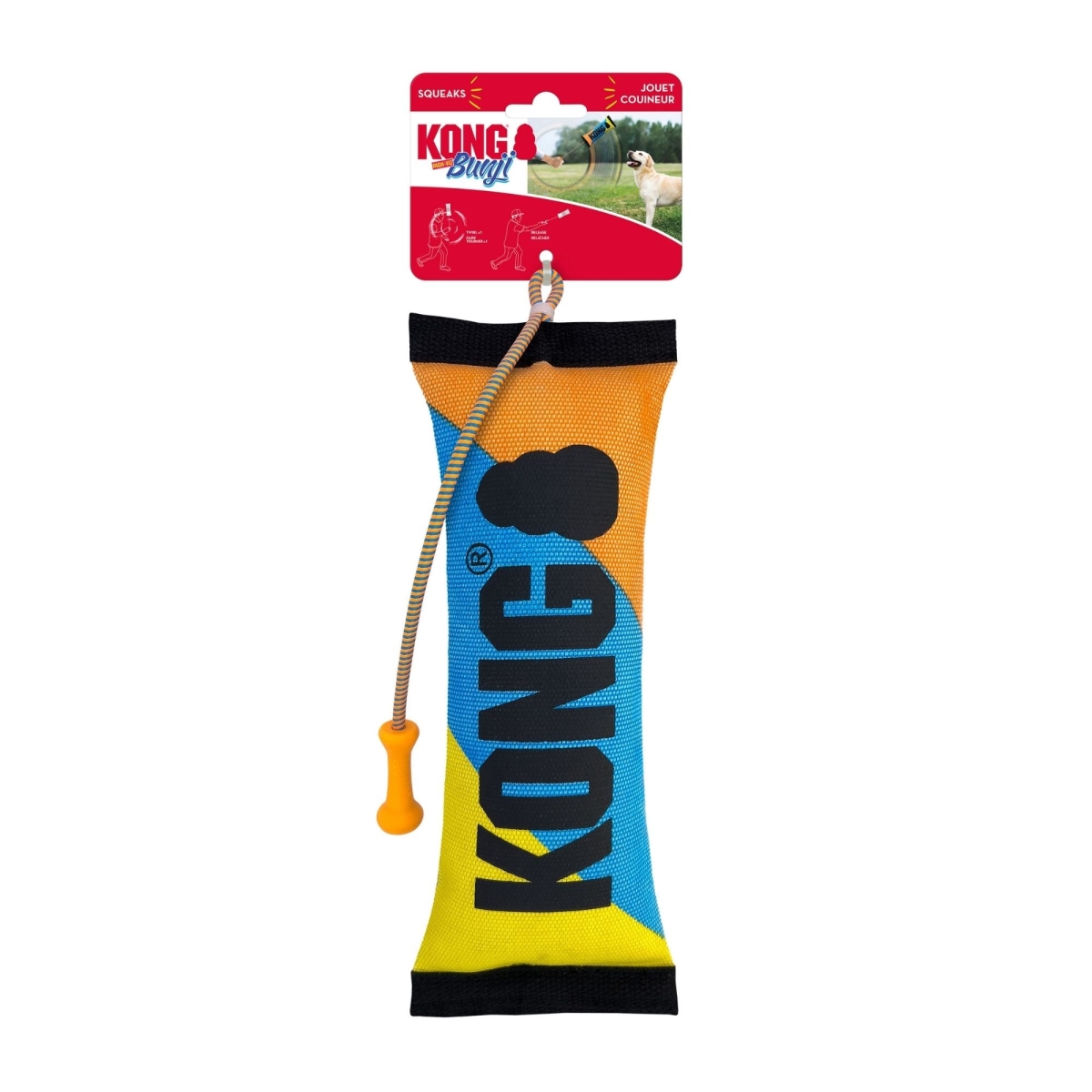 35585529240 Bunji High-Viz Bumper Dog Toy, Assorted Color - Medium