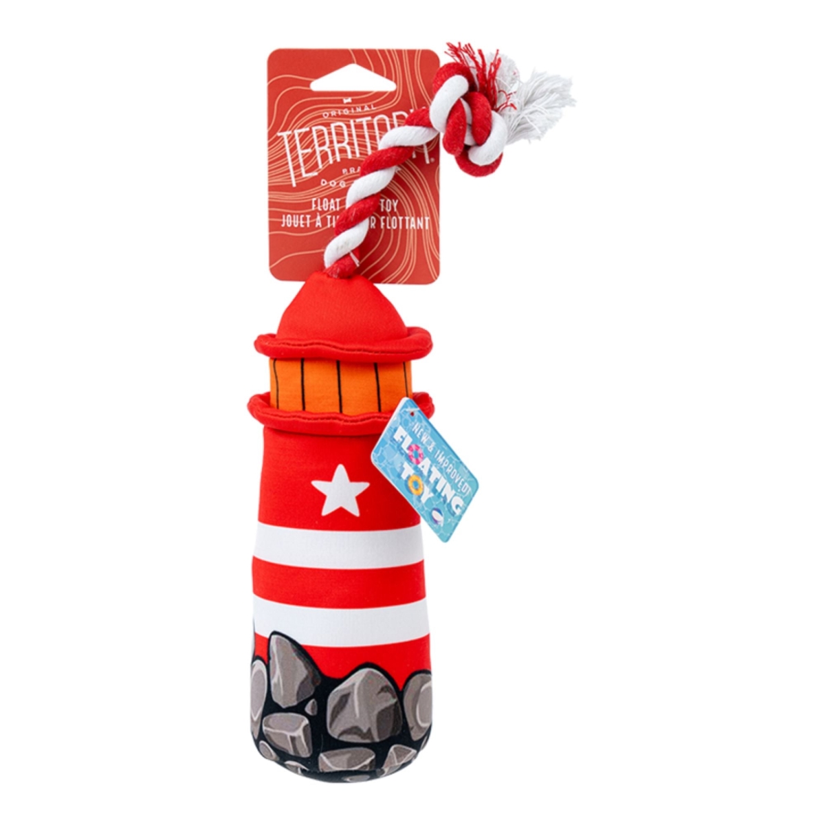 22266183778 Tug Dog Toy, Lighthouse - 16 in.