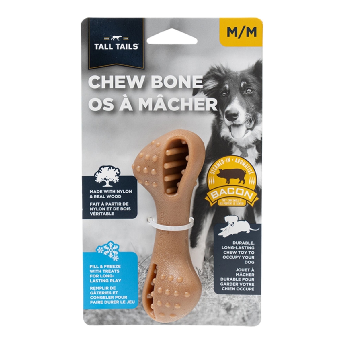 22266183716 Chew Bone Dog Toy - Medium - 6 in.
