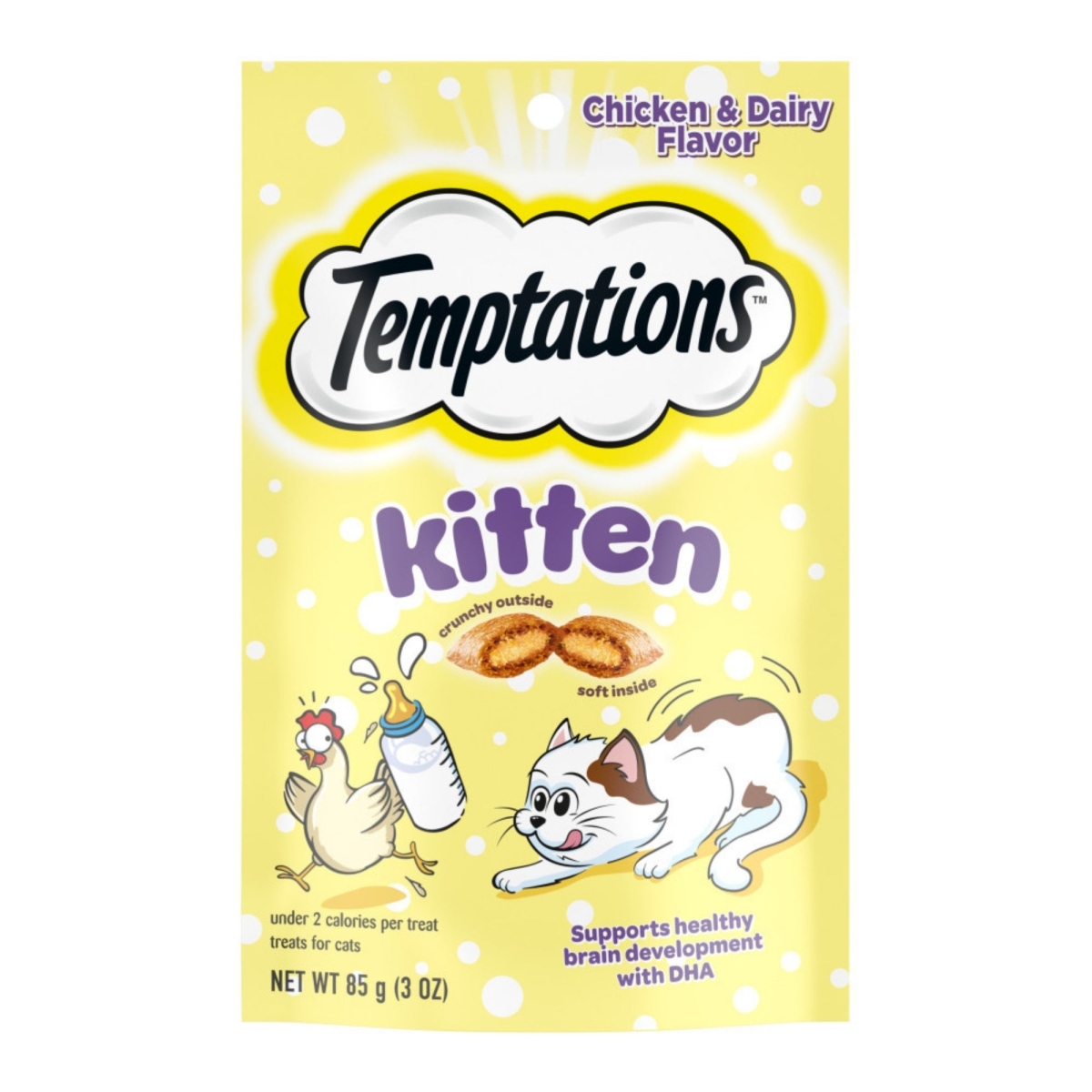 23100141411 Kitten Cat Treat, Chicken & Dairy, 3 oz