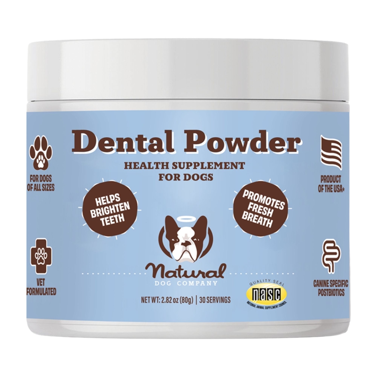 741099002840 2.82 oz Dog Dental Powder