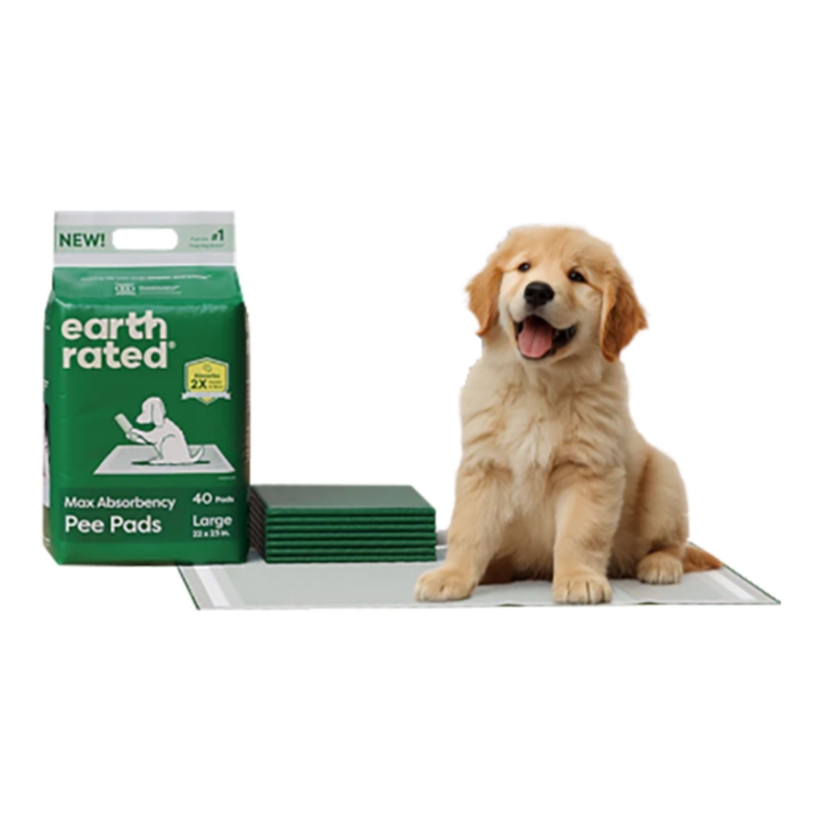 870856002684 22 x 23 in. Dog Max Absorbency Puppy Pee Pads, Large - 30 Count