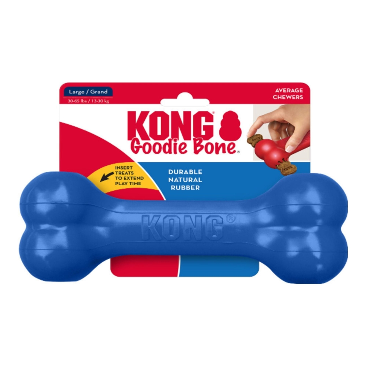 35585356983 Old Glory Goodie Bone Dog Toy, Extra Large