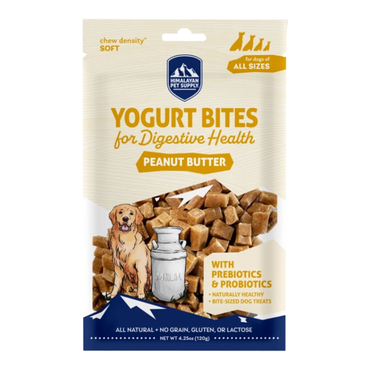 Himalayan 850087668002 4.25 oz Dog Yogurt Bites, Peanut Butter