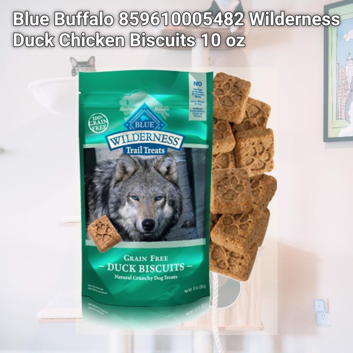 Picture of Blue Buffalo 859610005482 Wilderness Duck Chicken Biscuits 10 oz