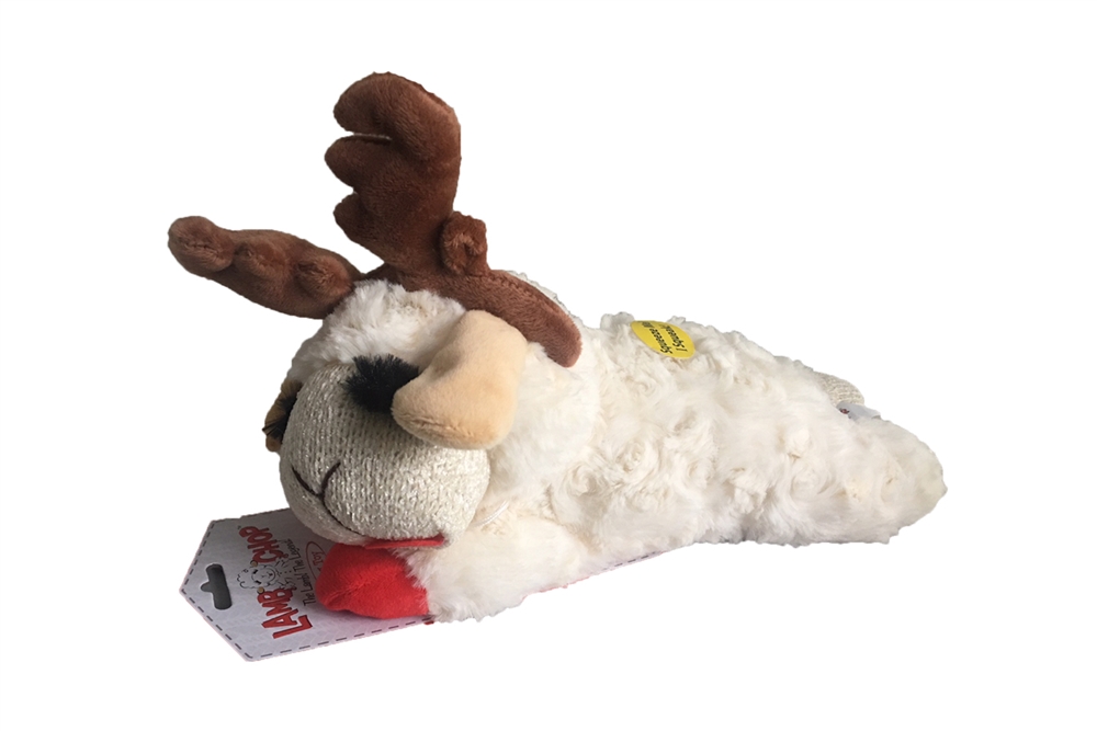 Picture of Multipet 784369173857 10.5 in. Lamb Chop with Reindeer Antlers