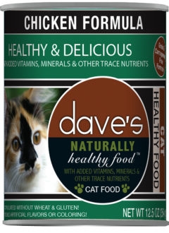 Picture of Daves Pet Food 685038117809 22 oz Naturally Healthy Chicken Cat Food - Case of 12
