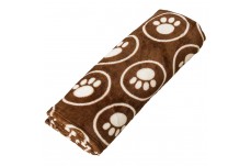 Picture of Ethical Pet 077234500590 30 x 38 in. Snuggler Paws-Circle Blanket, Chocolate