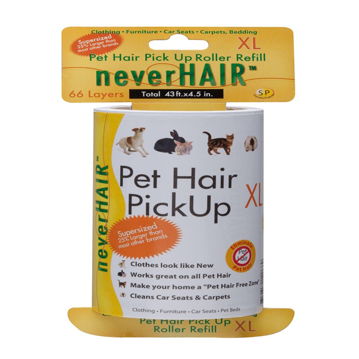 Picture of Savory Prime Pet 810359121666 Neverhair Pick Up Refill - Extra Large