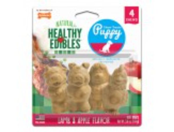 Picture of Nylabone 018214845331 Healthy Edibles Puppy Pals Blister Card - 4 Count